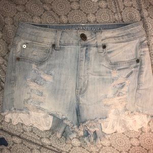 American Eagle Light wash Denim shorts